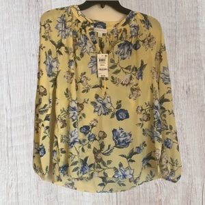 NWT Charter Club Floral Blouse